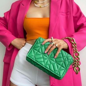 COPY - Zara green bag